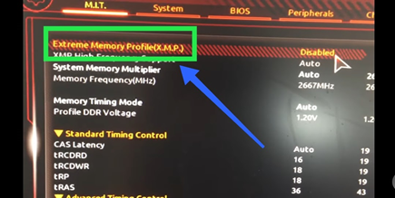 XMP (Extreme Memories Profile)