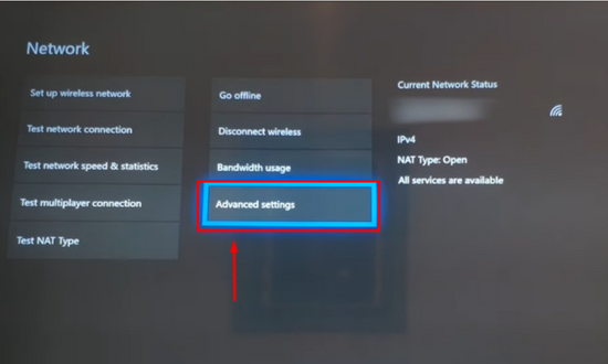 You can choose Advanced settings