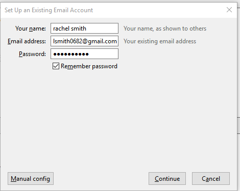 your existing email account