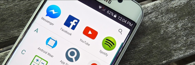 YouTube app on android